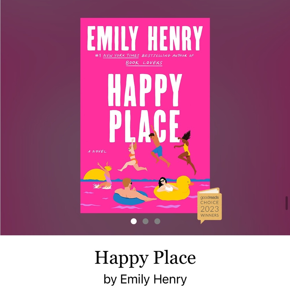 Happy Place by Emily Henry. BRAND NEW NEVER USED